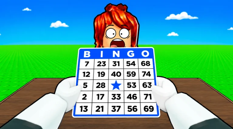 50 Player BINGO Roblox gameplay cover art